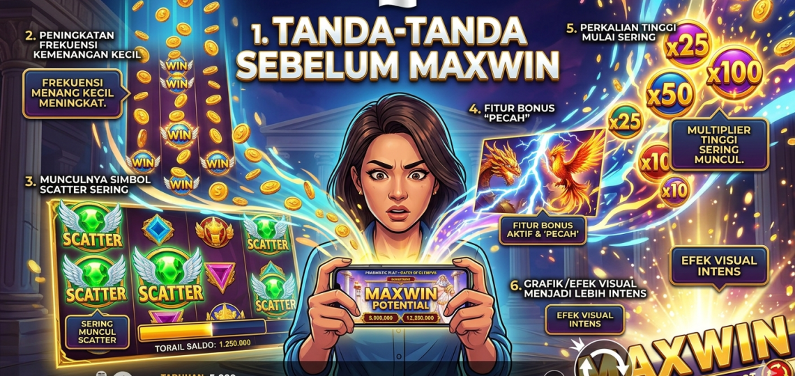 Tanda Tanda Sebelum Maxwin Bermain Slot Online